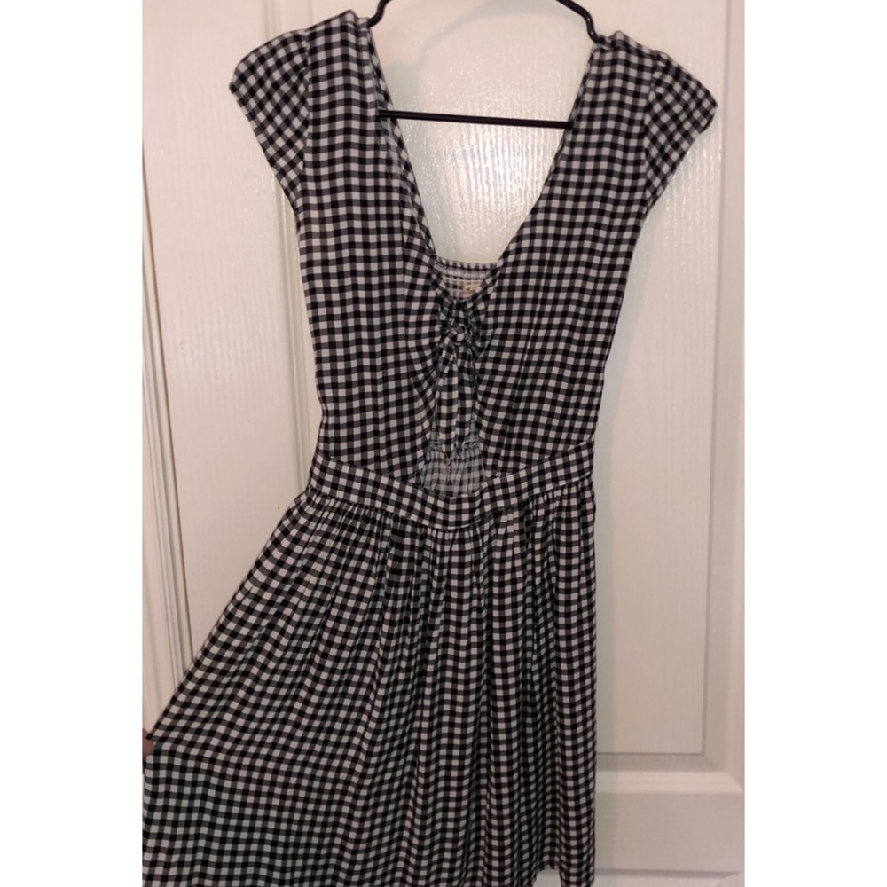 checkered dress